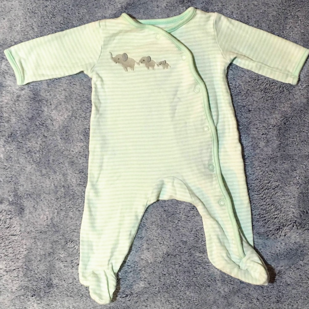 Newborn baby sleepwear elephant and babies